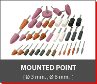 Mounted Point [dia 3 mm.,6 mm.]